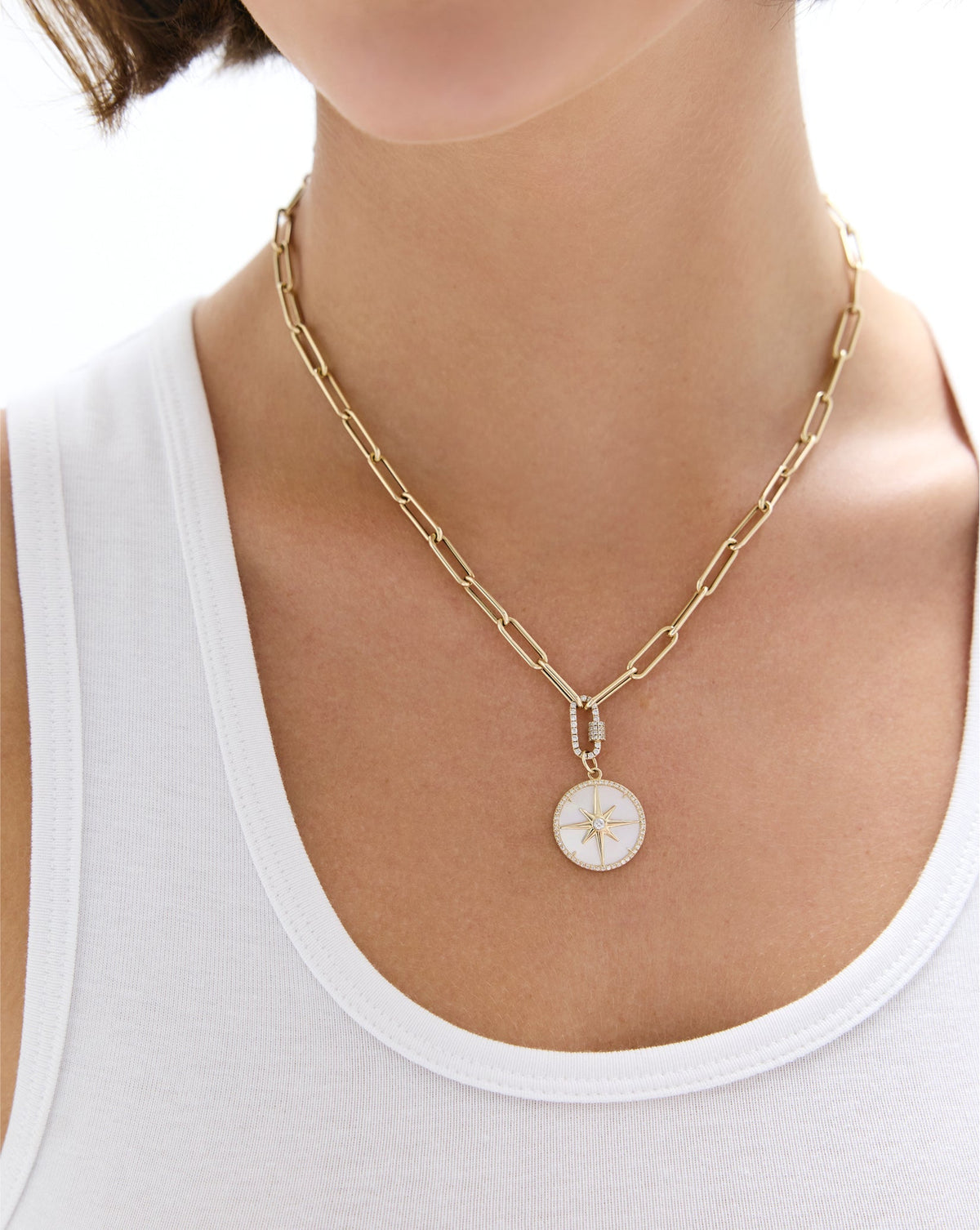 Mother of Pearl Star Pendant