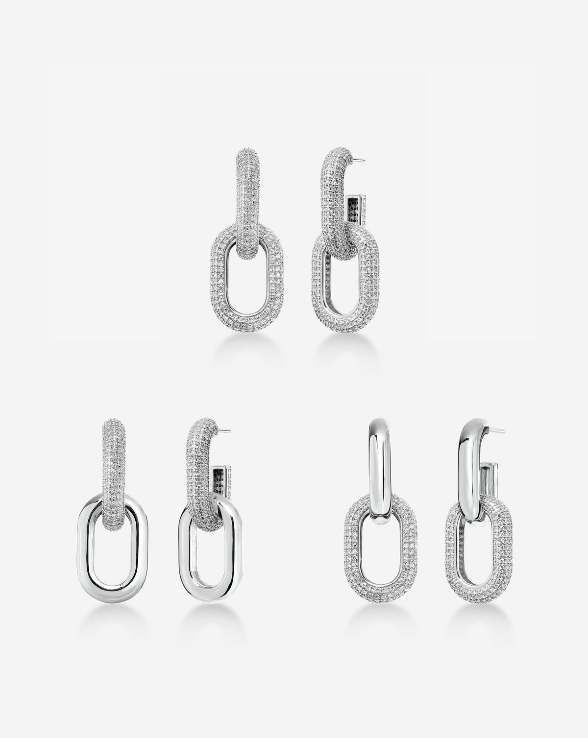 Multiway Cloud Link Earrings