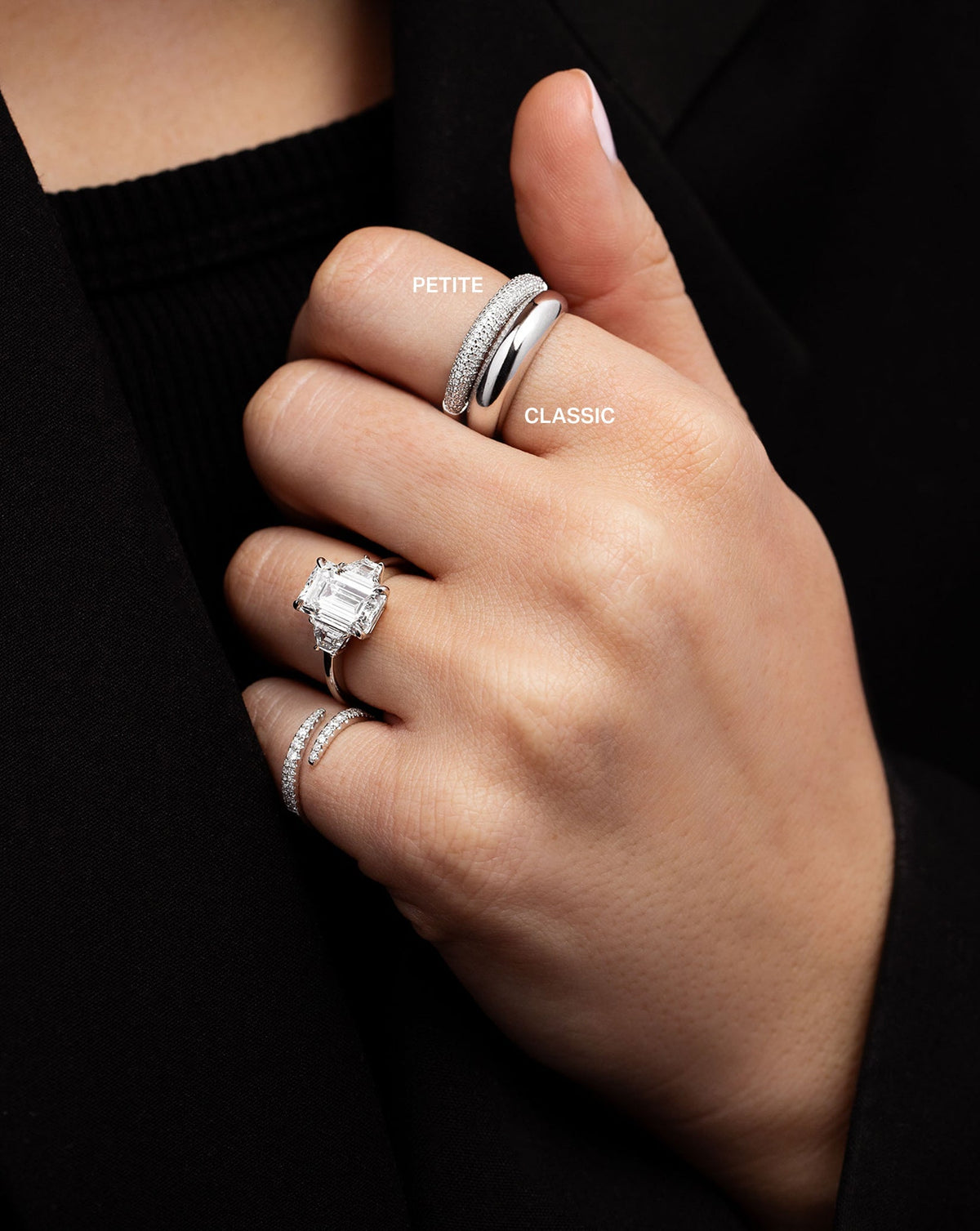 Petite Gold Cloud Ring