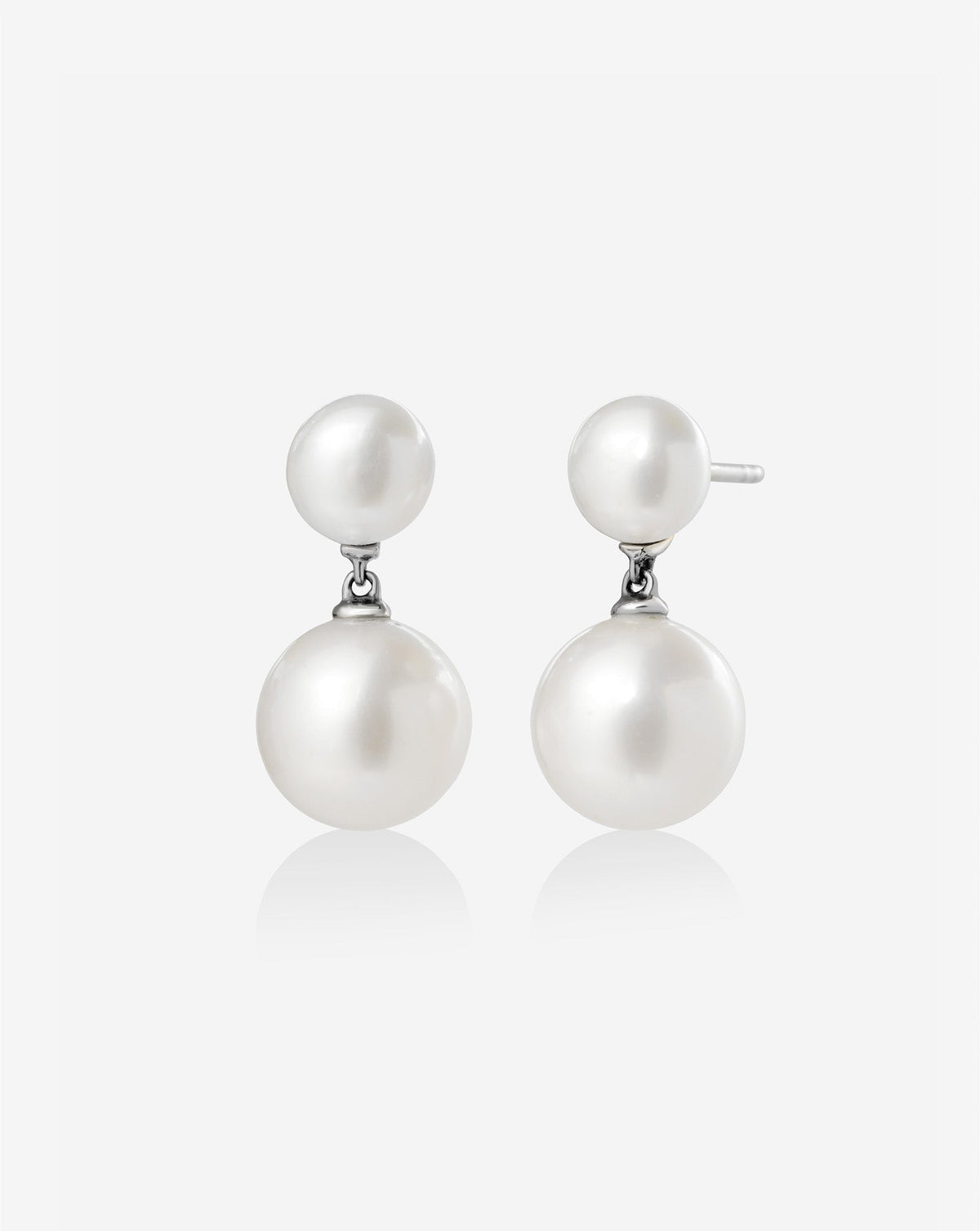 Pearl Duo Dangle Earrings