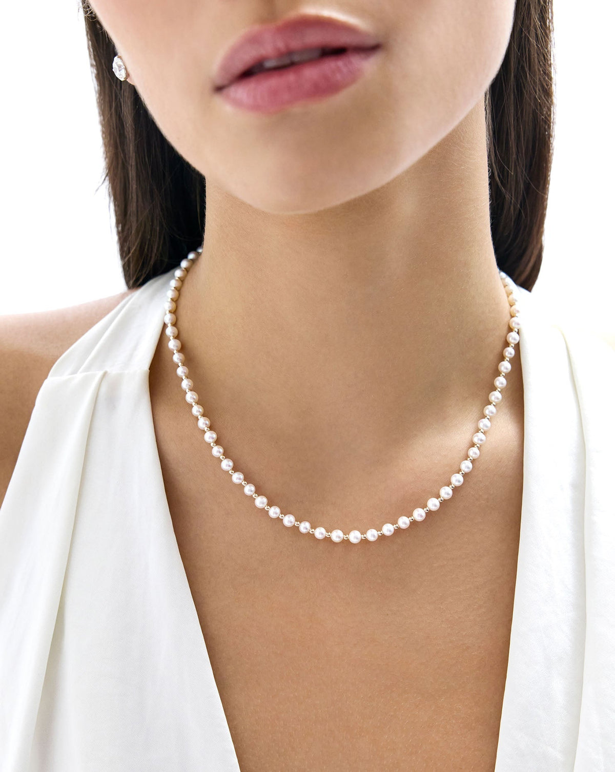 Pearl Station Necklace