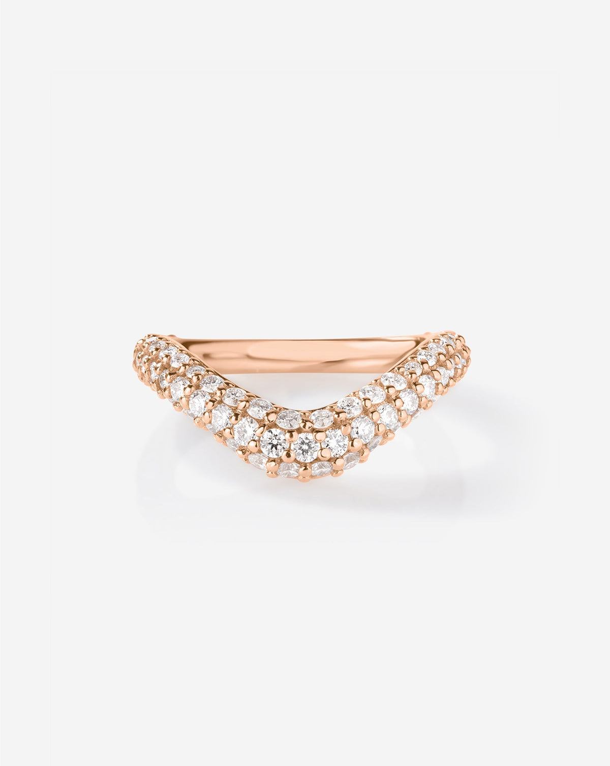 Pavé Nest Wedding Band
