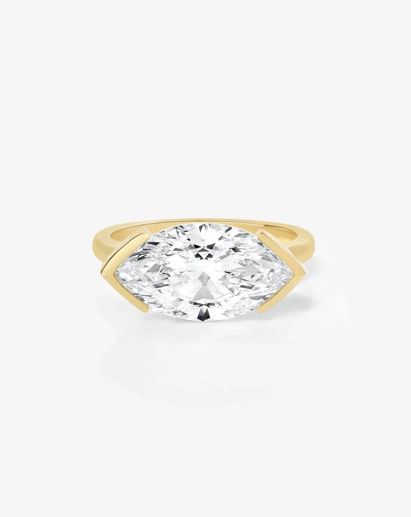 3.03 Marquise Lab Diamond in The Edge