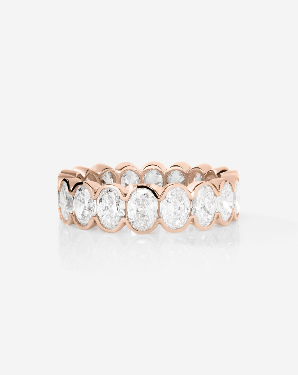 The Edge Oval Diamond Eternity Band