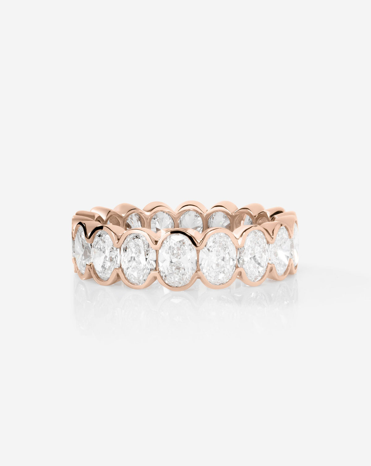 The Edge Oval Diamond Eternity Band