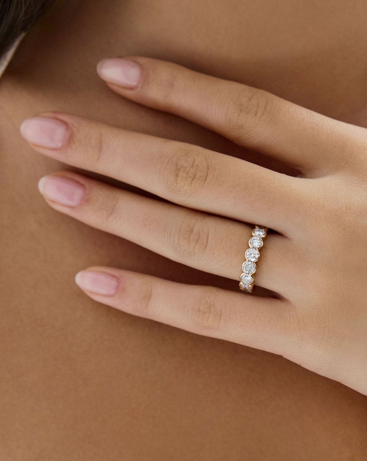The Edge Round Diamond Eternity Band