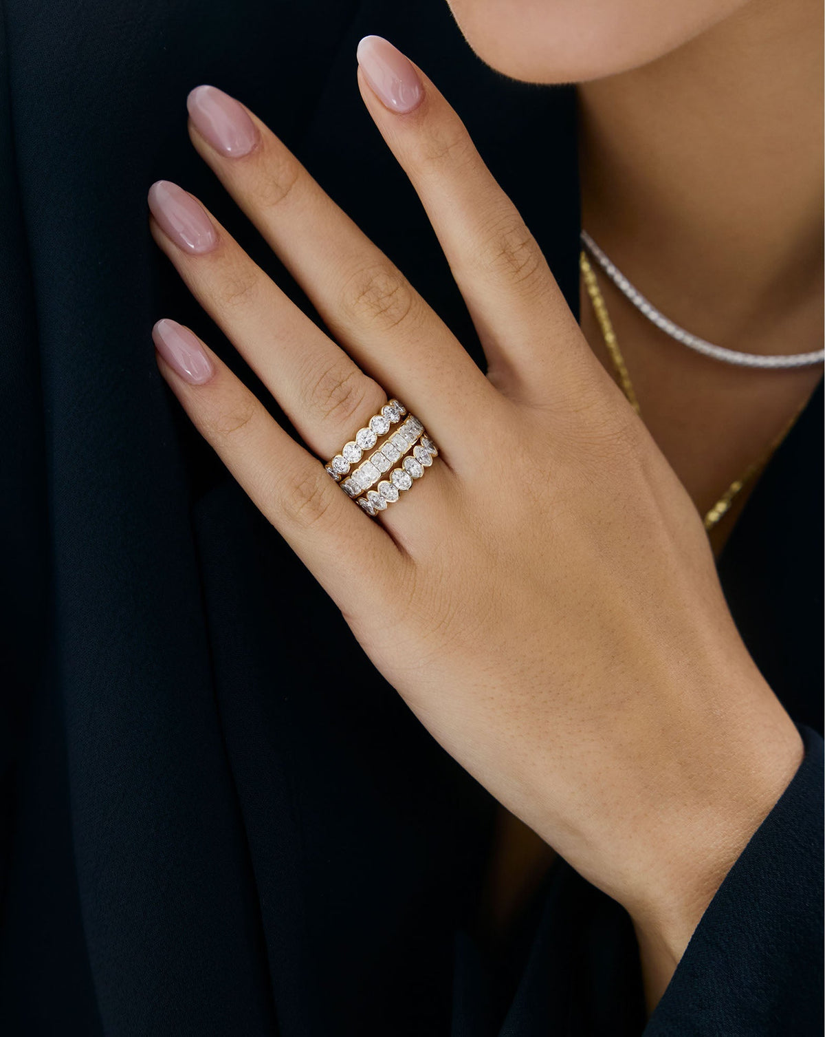 The Edge Round Diamond Eternity Band