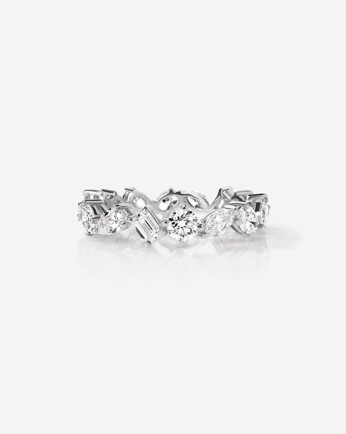 Mixed Shape Eternity Band