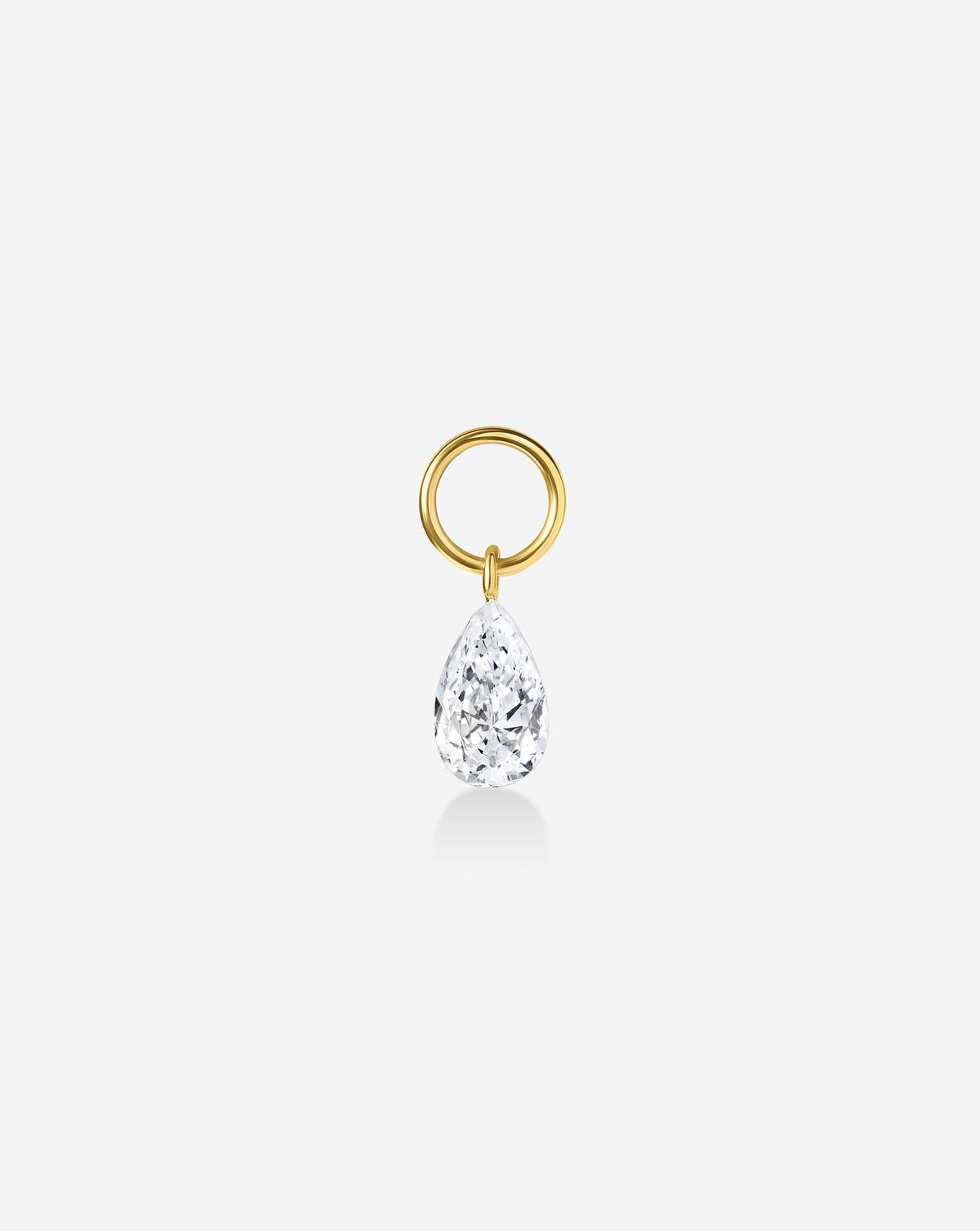 Pear Lab Diamond Huggie Charm