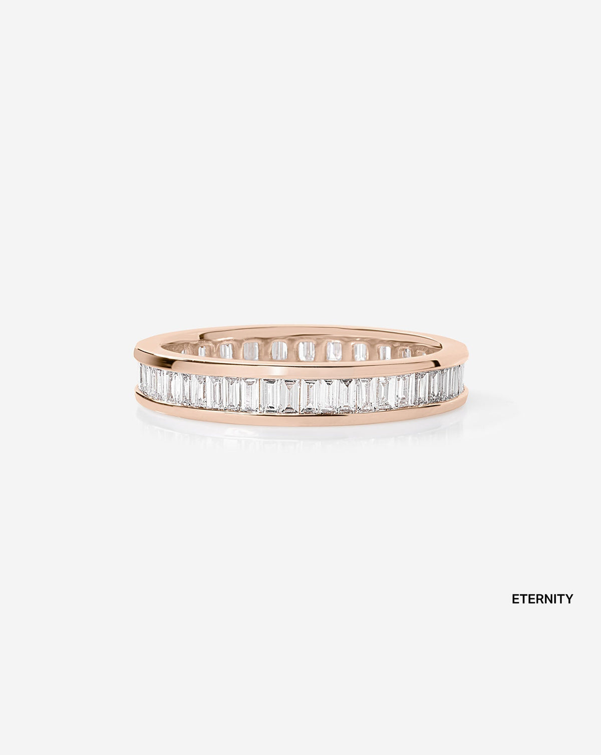 Baguette Diamond Channel Set Eternity Band