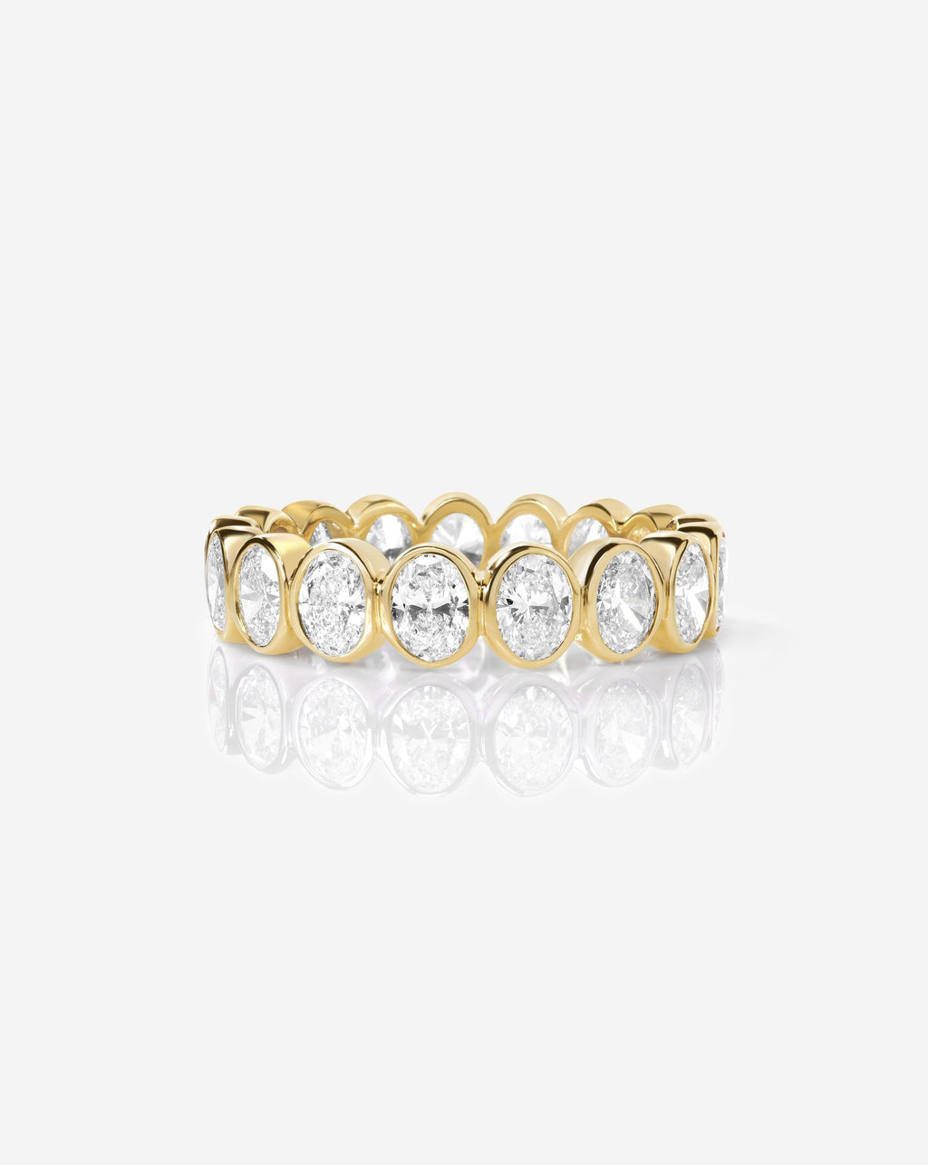 Oval Bezel Eternity Band