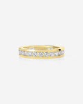 Round Diamond Channel Set Eternity Band