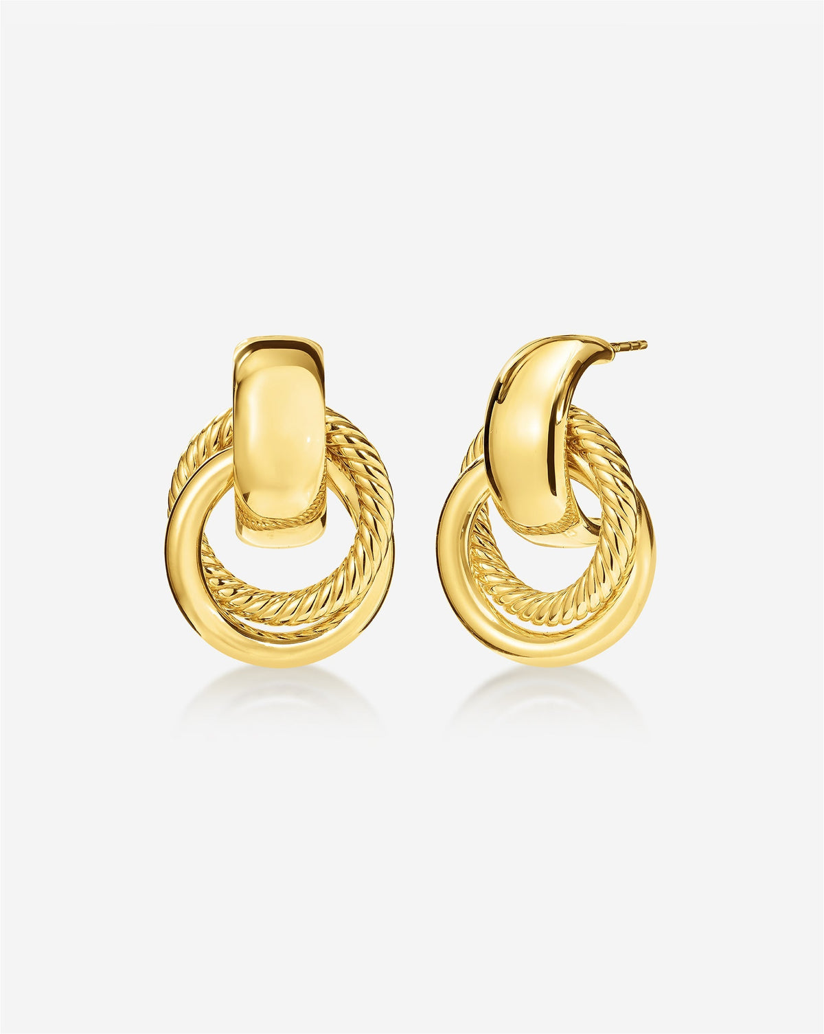 Rope Door Knocker Earrings