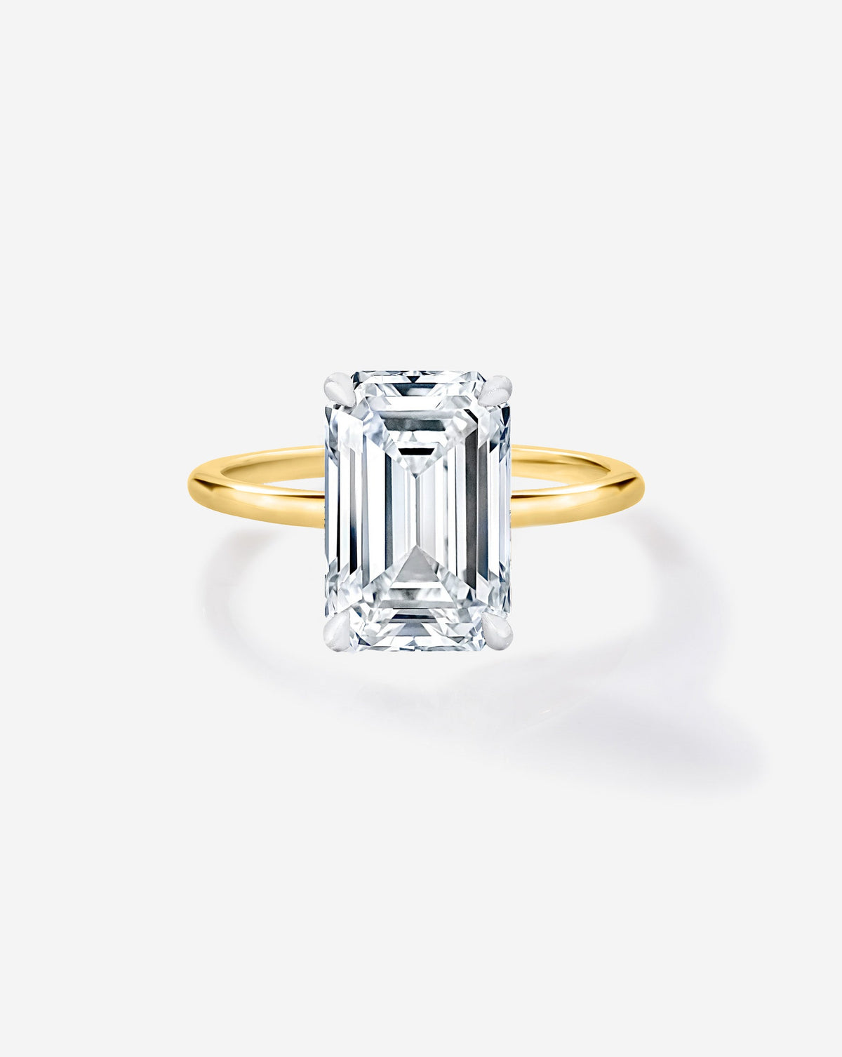 2.54 Emerald Lab Diamond in Whisper Thin®