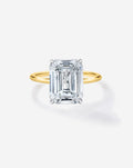 3.62 Emerald Lab Diamond in Whisper Thin® Hidden Halo