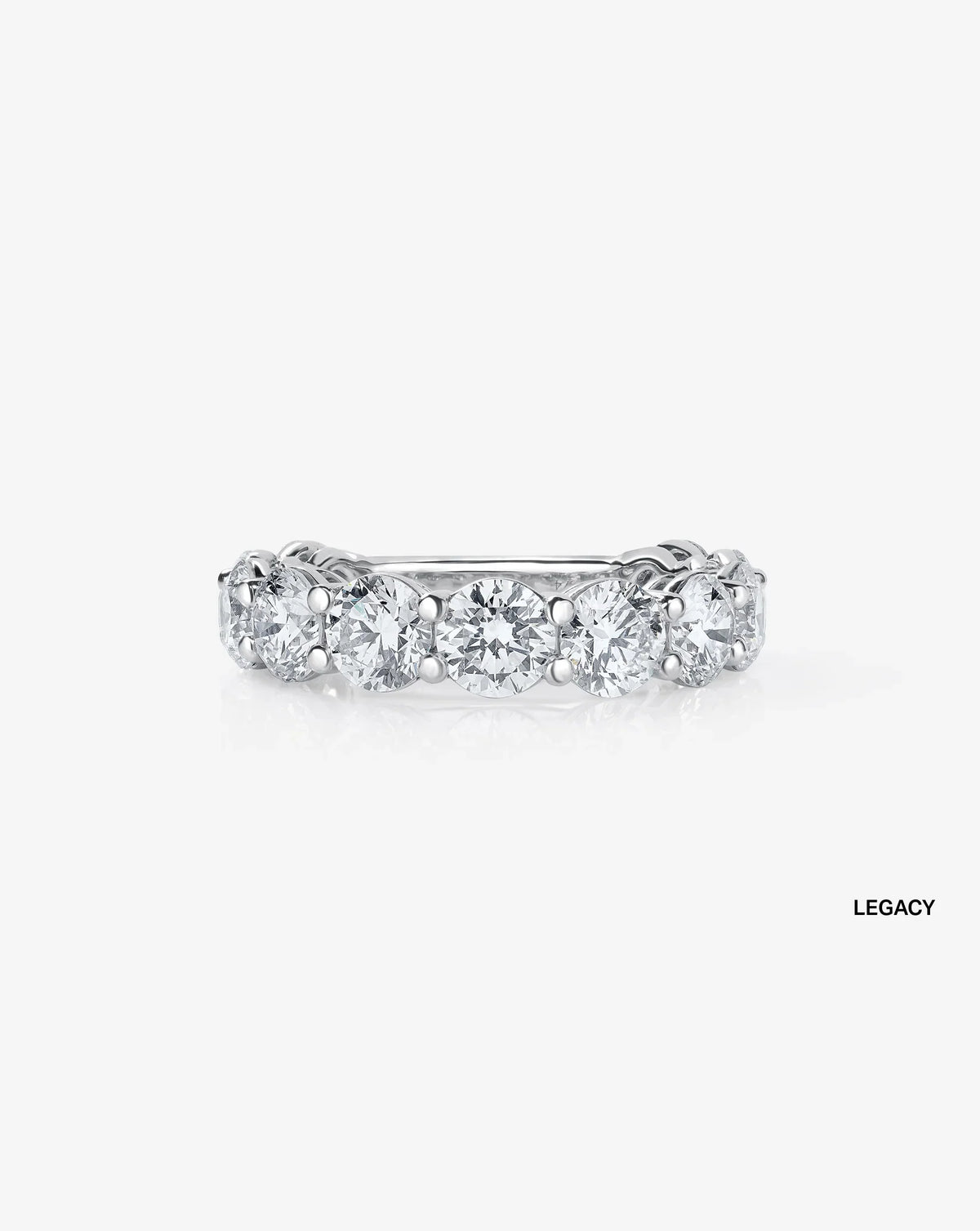 Oval 3/4 Diamond Band