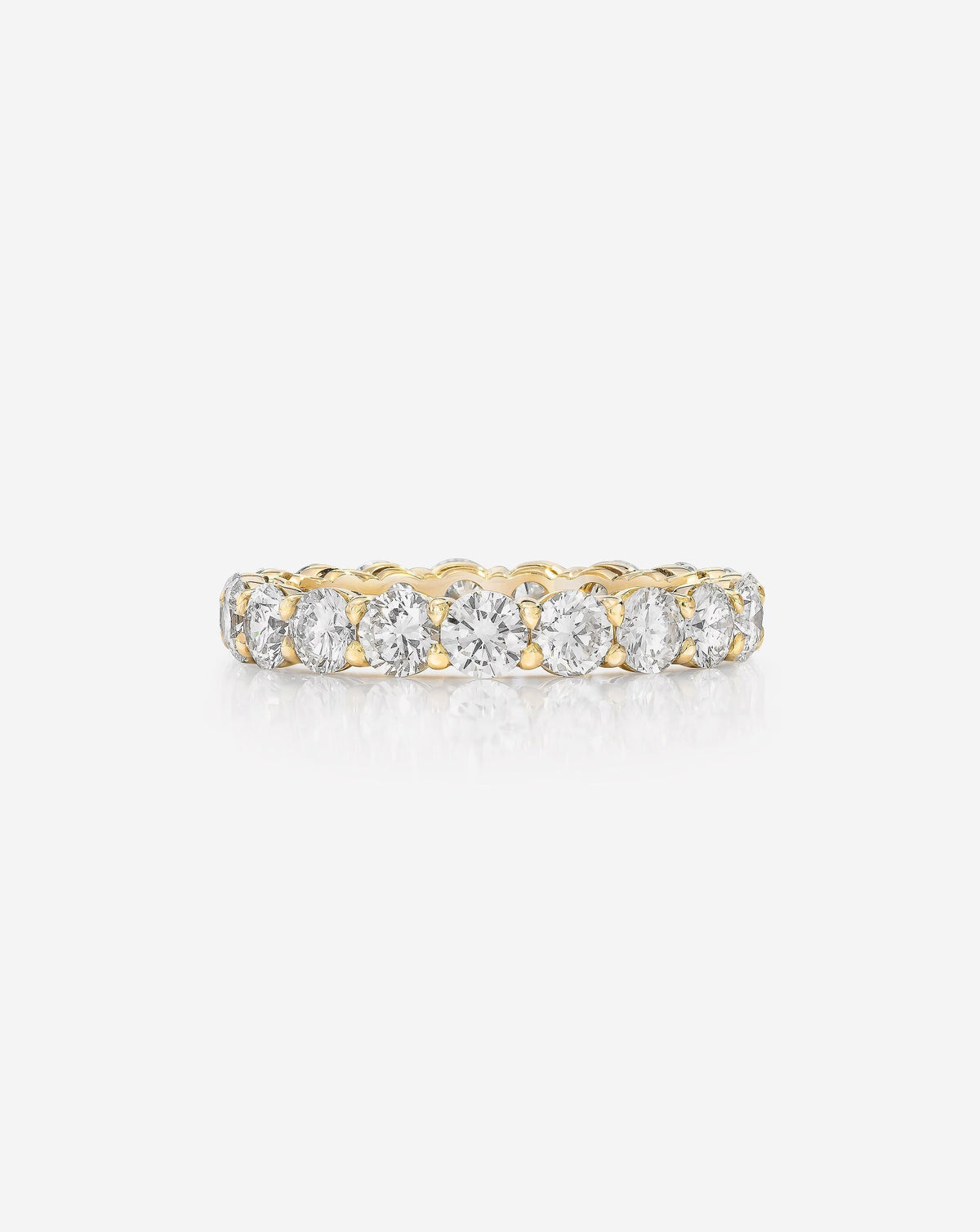Round Diamond Eternity Band