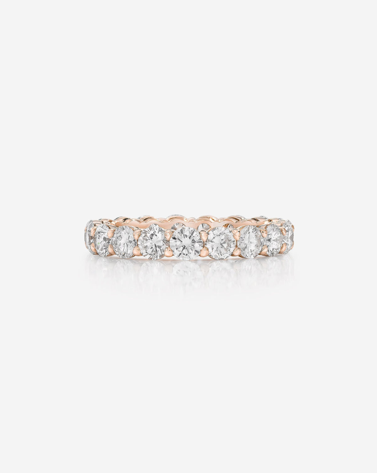 Round Diamond Eternity Band