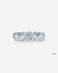 Round Lab Diamond Eternity Band