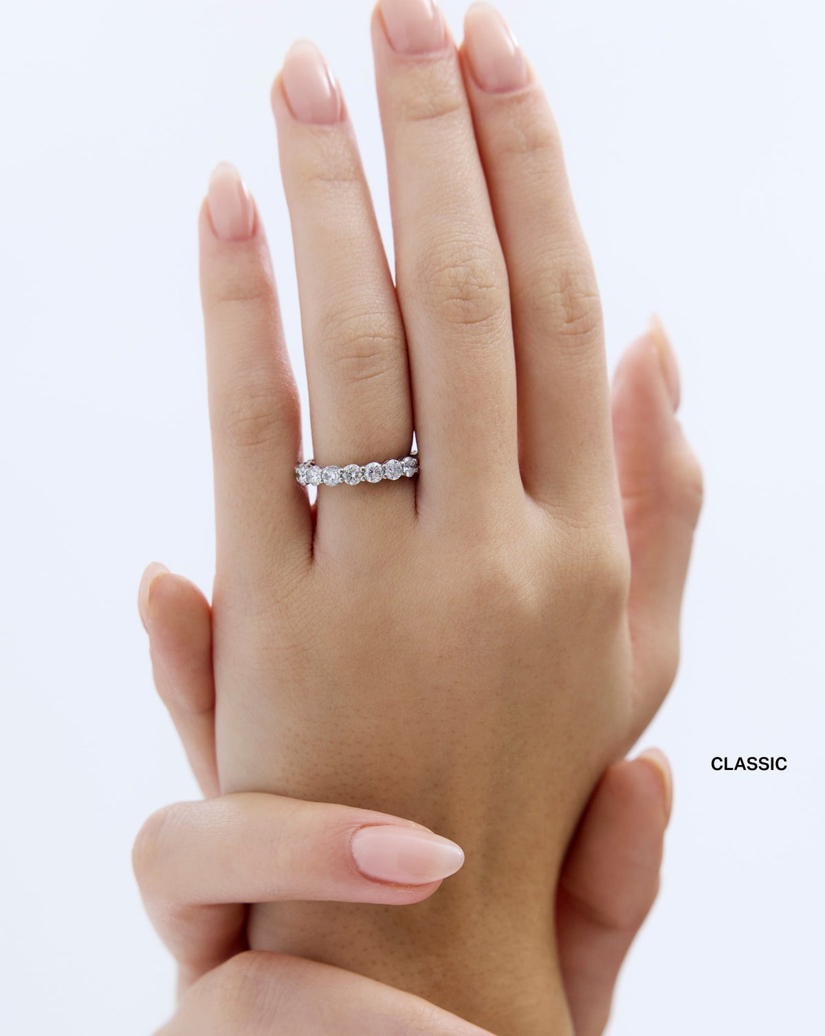 Round Diamond Eternity Band