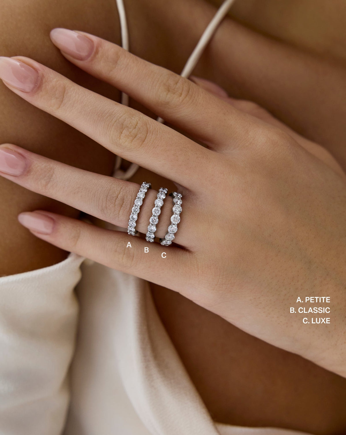 Round Diamond Eternity Band