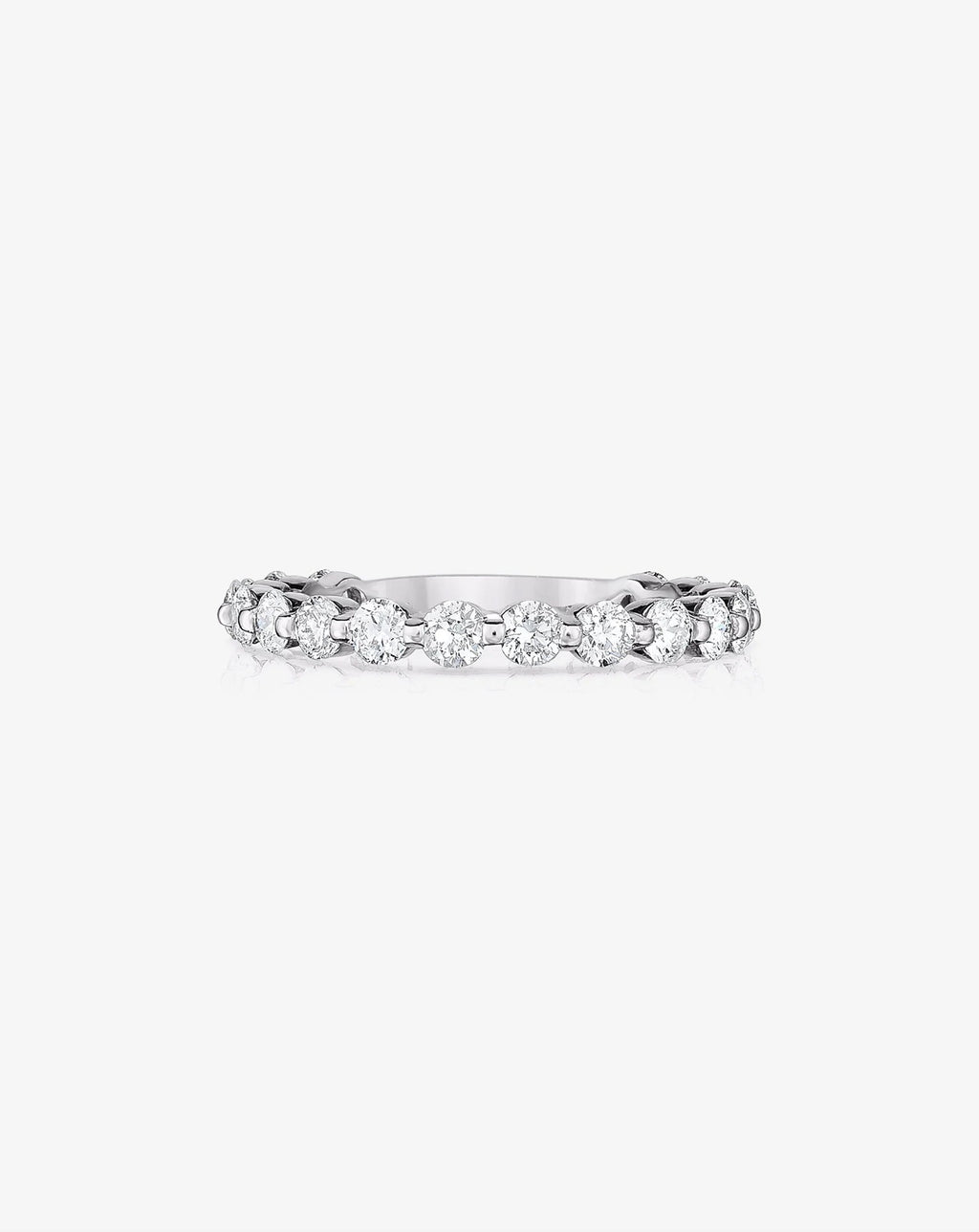 Single Prong 3/4 Lab Diamond Band