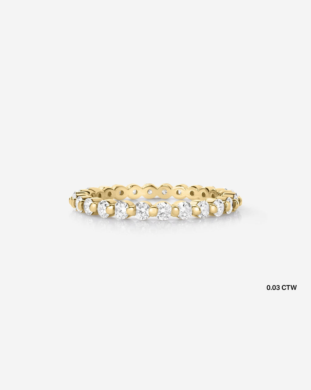 Single Prong Lab Diamond Band