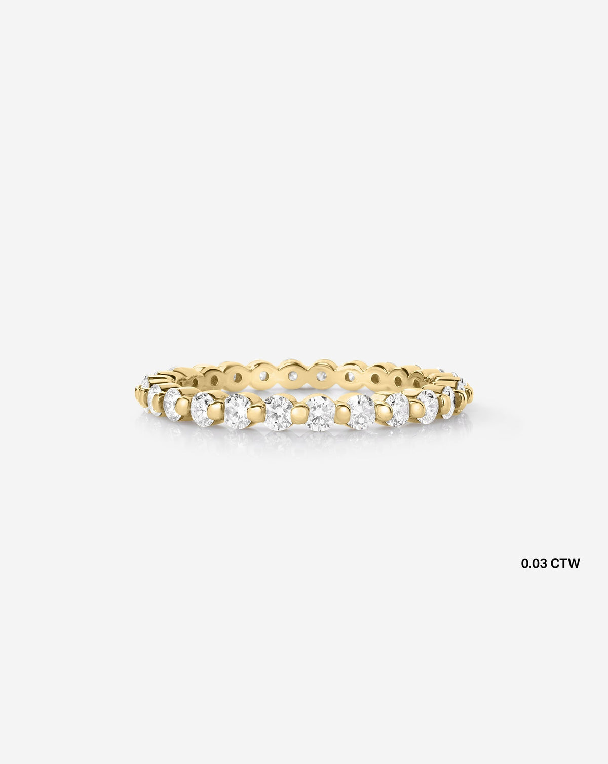 Single Prong Lab Diamond Band