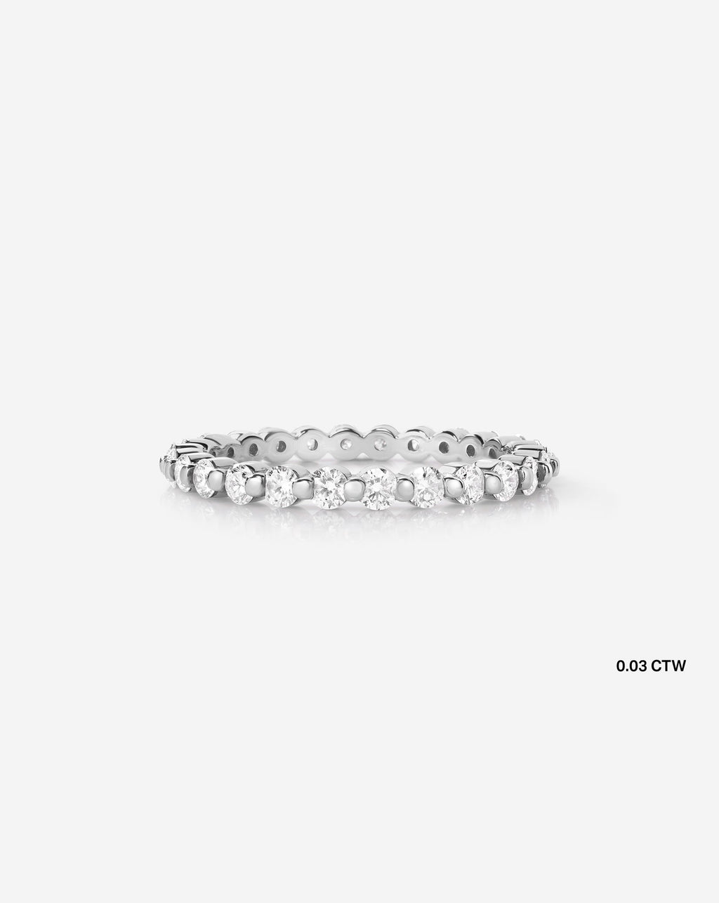 Single Prong Lab Diamond Band