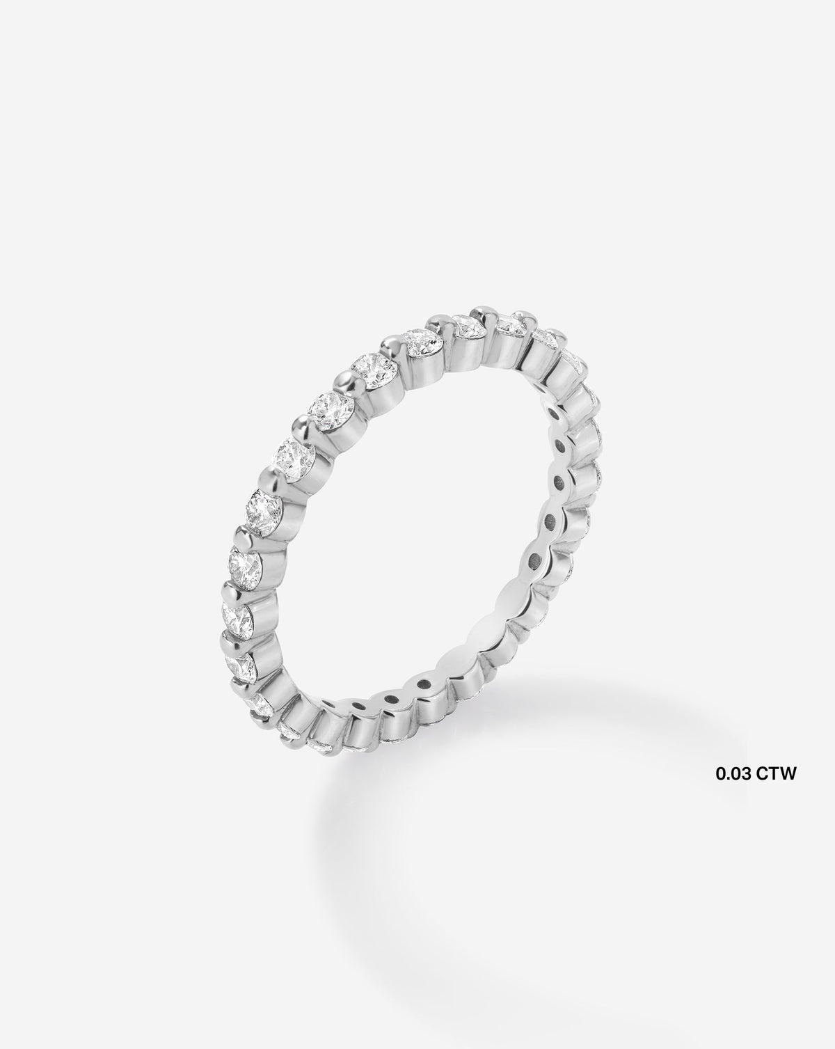 Single Prong Lab Diamond Band