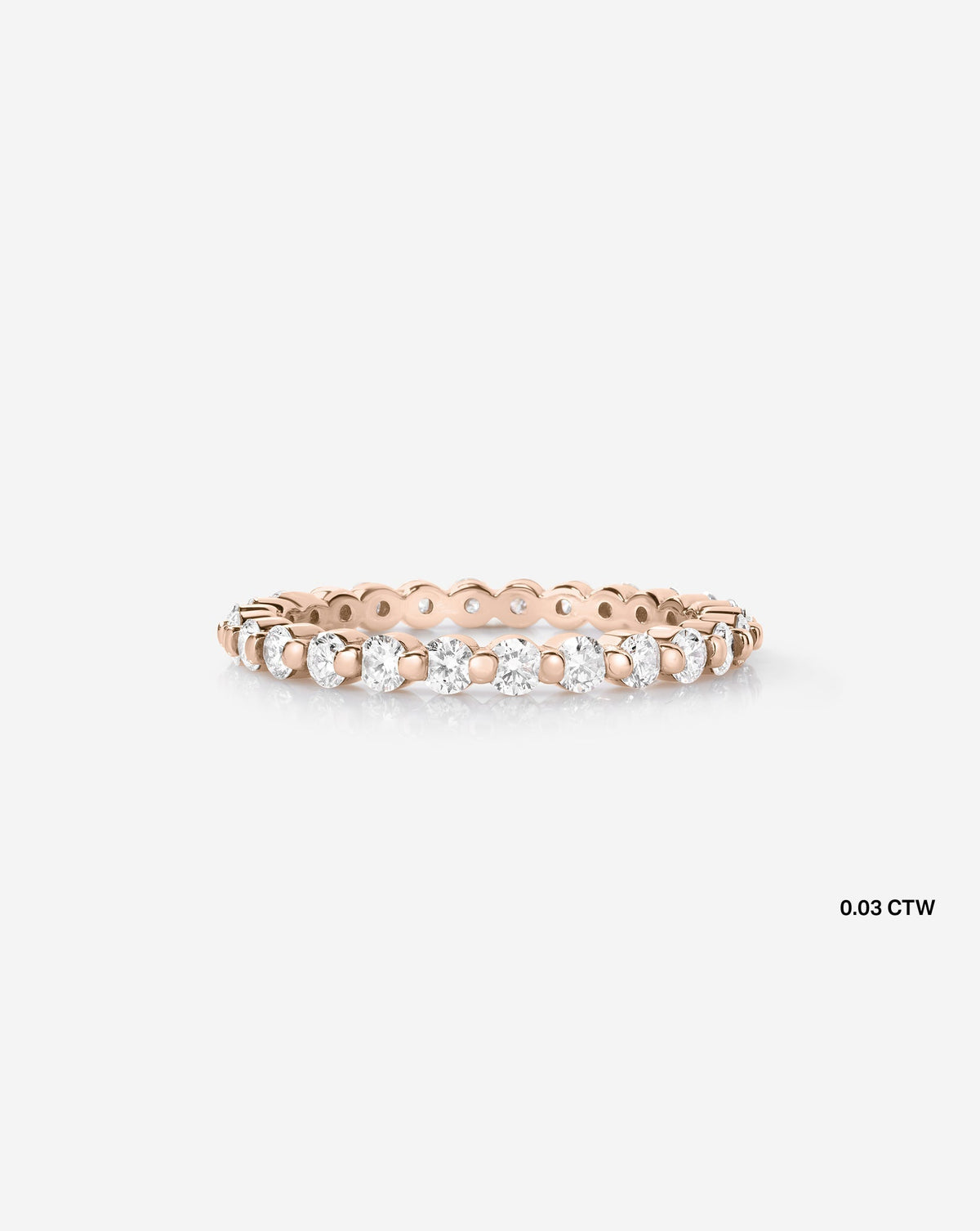 Single Prong Lab Diamond Band