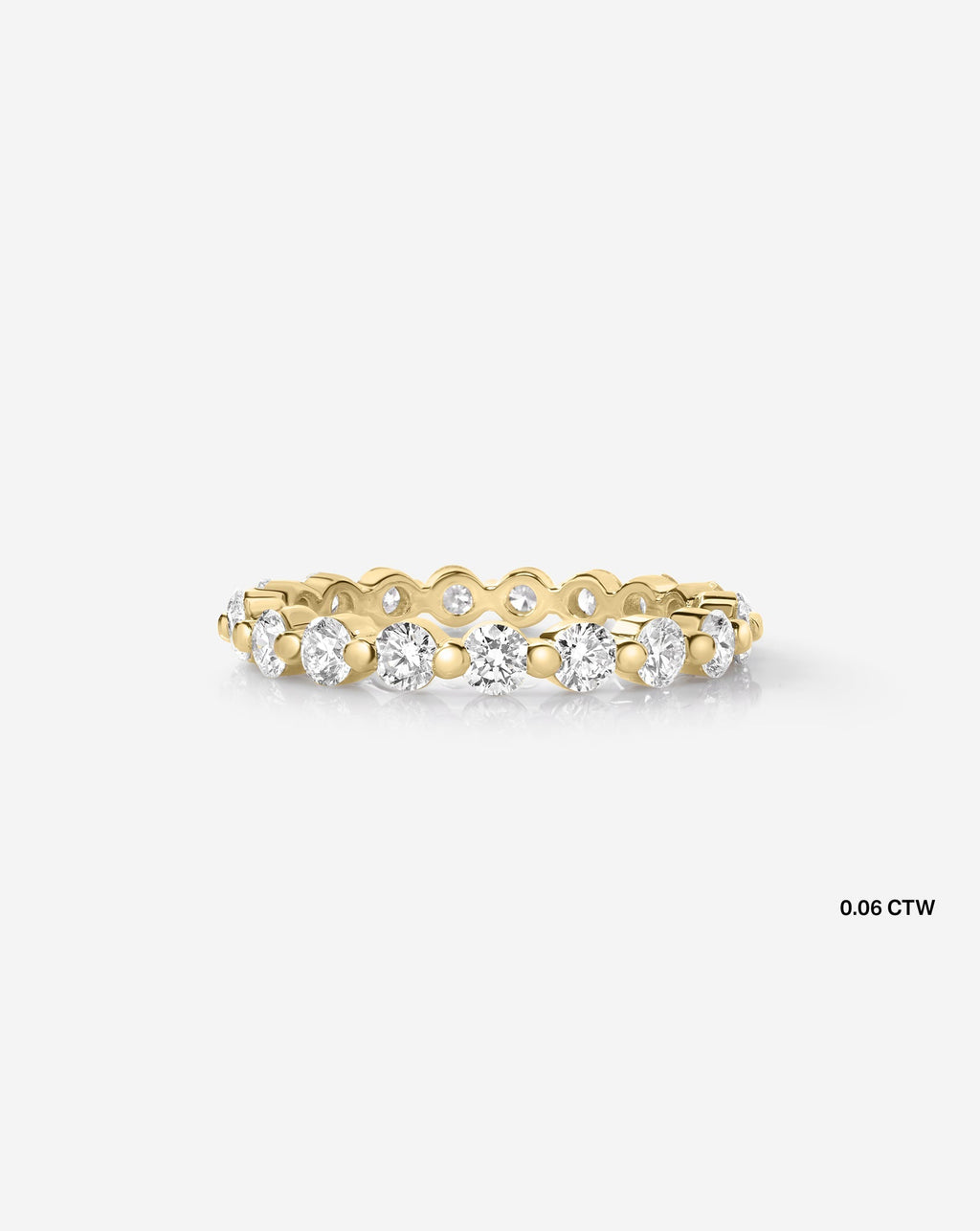 Single Prong Lab Diamond Band
