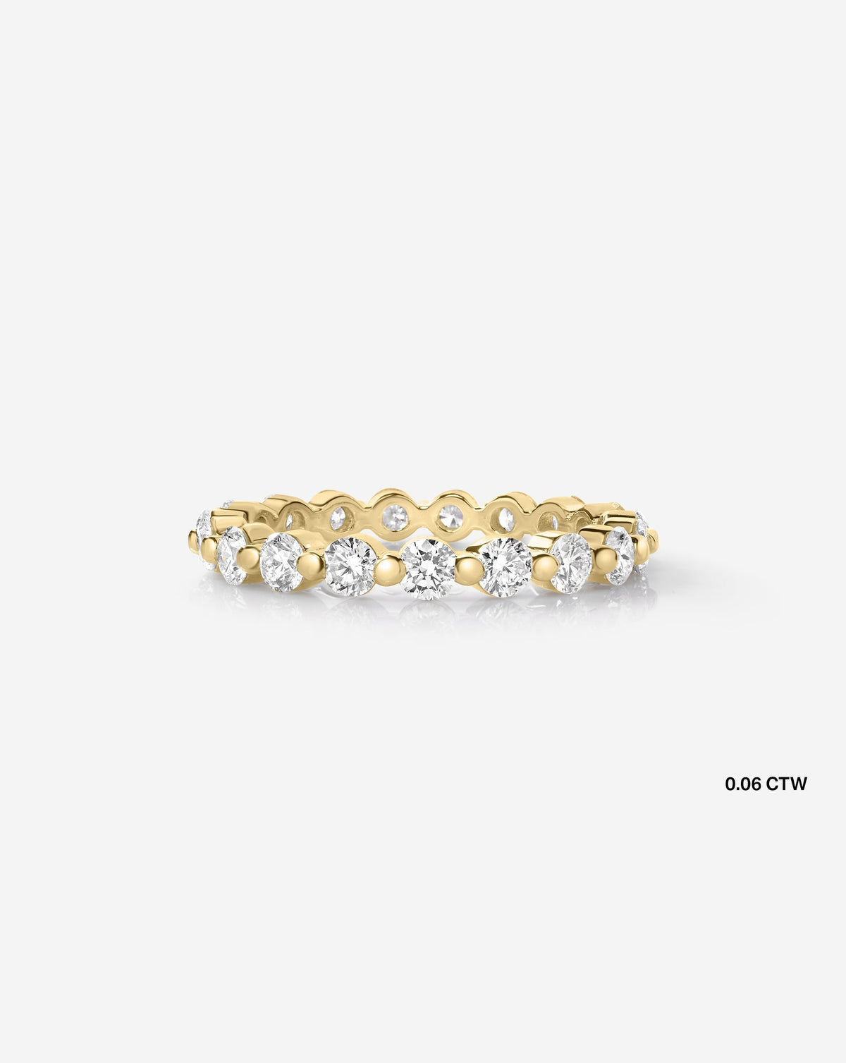 Single Prong Lab Diamond Band