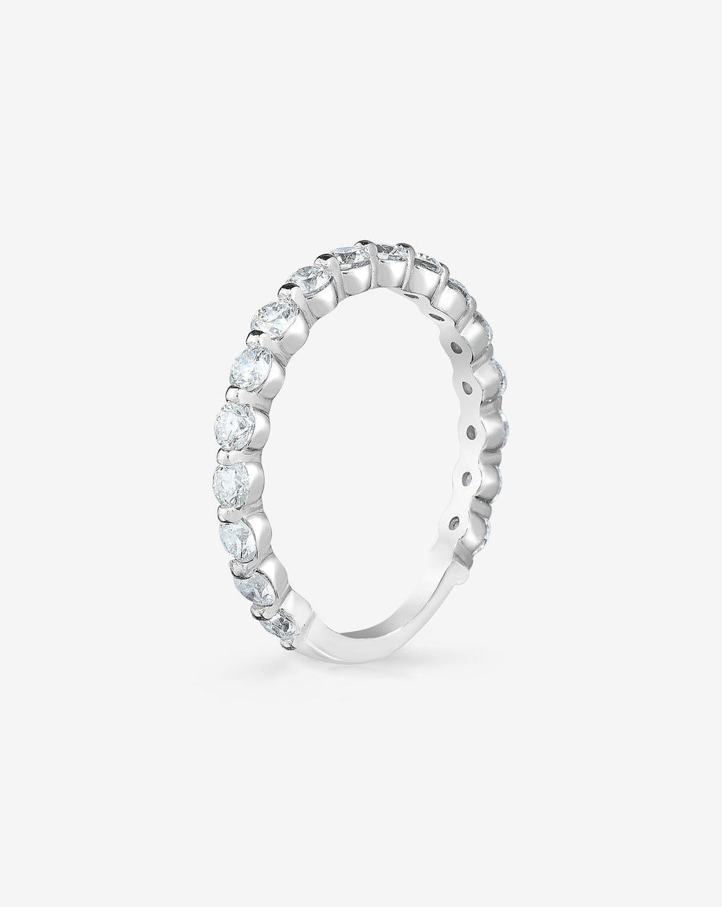Single Prong 3/4 Lab Diamond Band