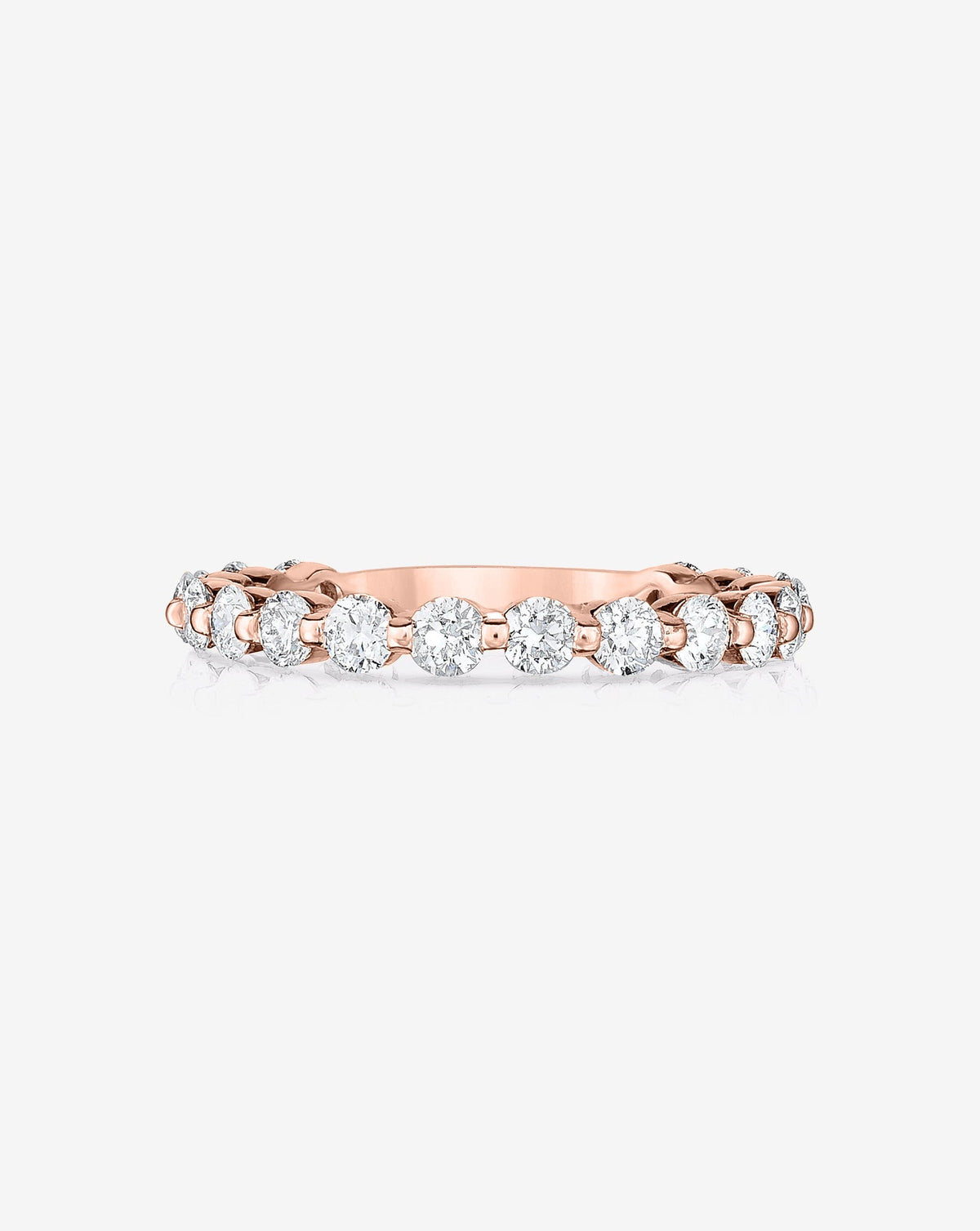 Single Prong 3/4 Lab Diamond Band