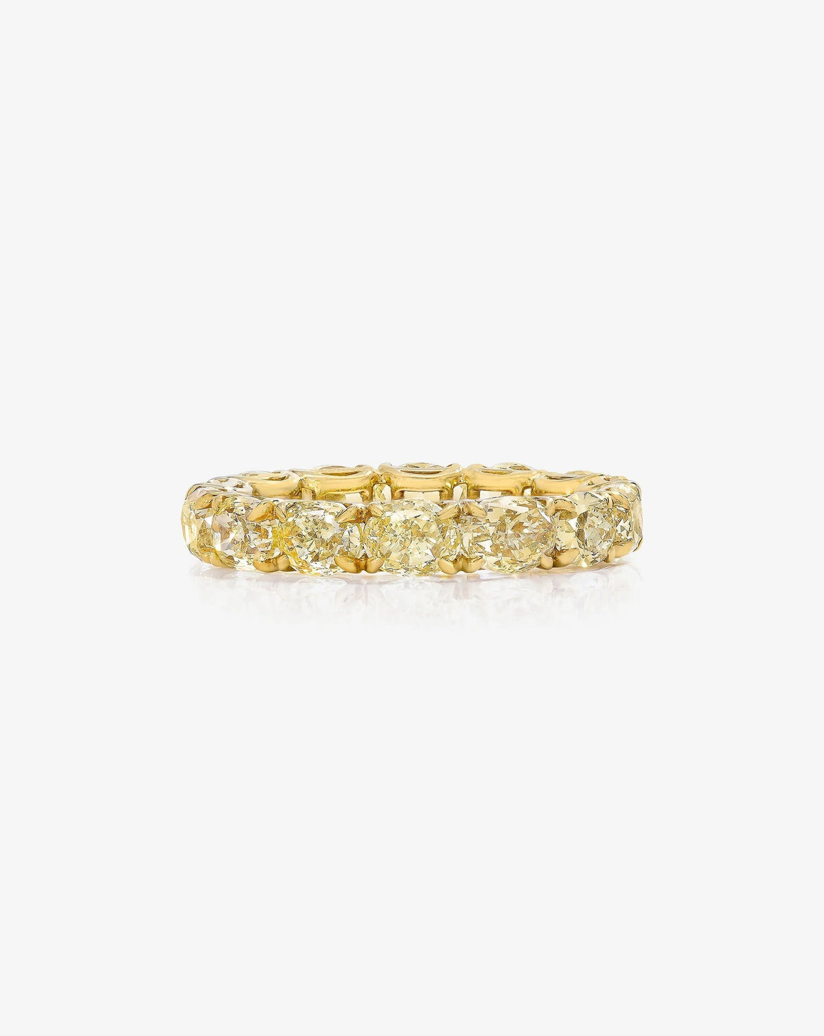 Yellow Diamond Eternity Band