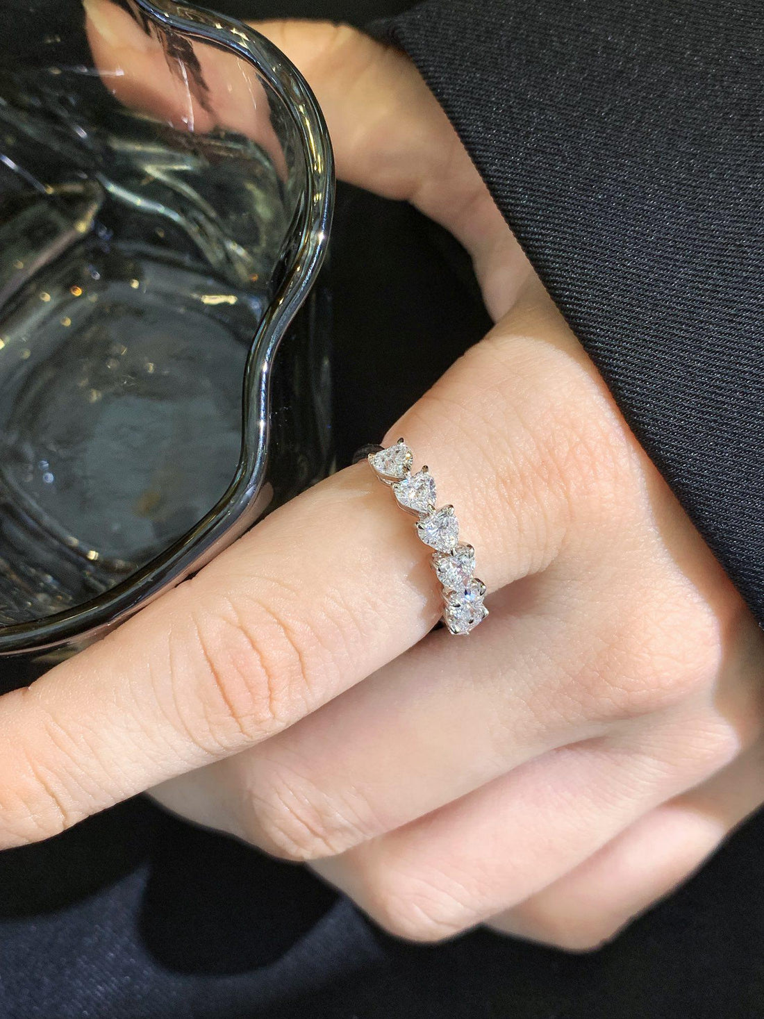 Impossible to Ignore Marquise Diamond Eternity Band