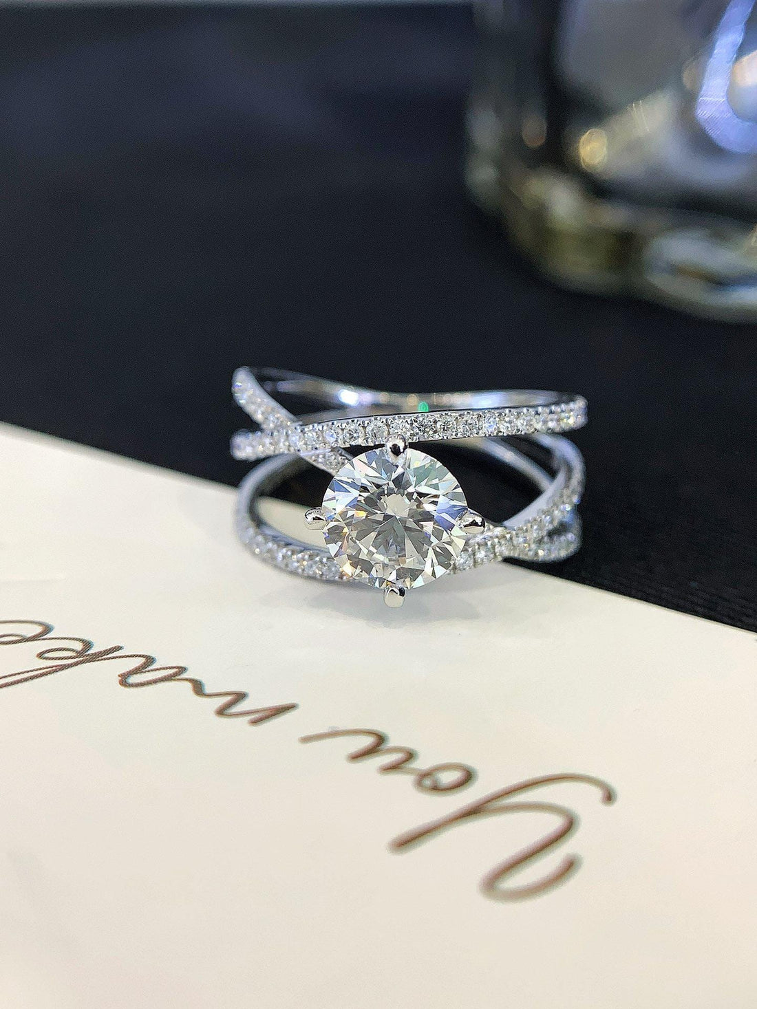 Forever Starts Here Round CVD Diamond Ring