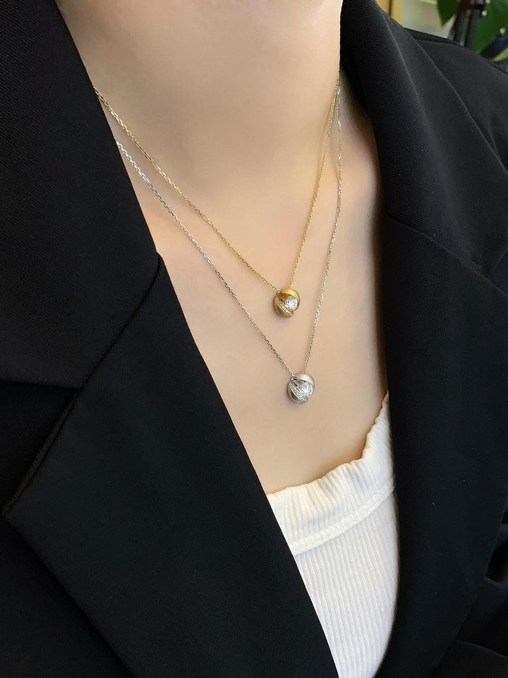 Grace in Every Glance Heart Pendant Necklace
