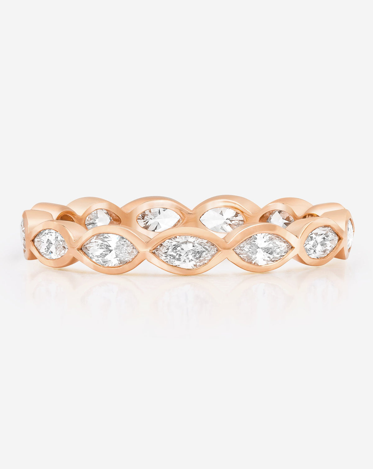 Marquise Bezel Eternity Band