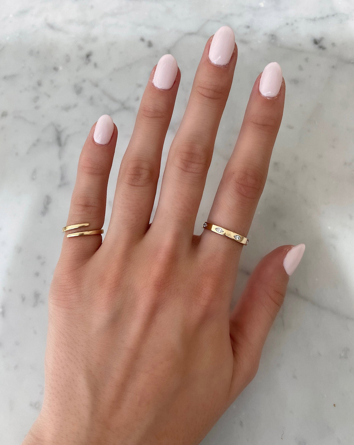 Marquise Luxe Inlay Eternity Band