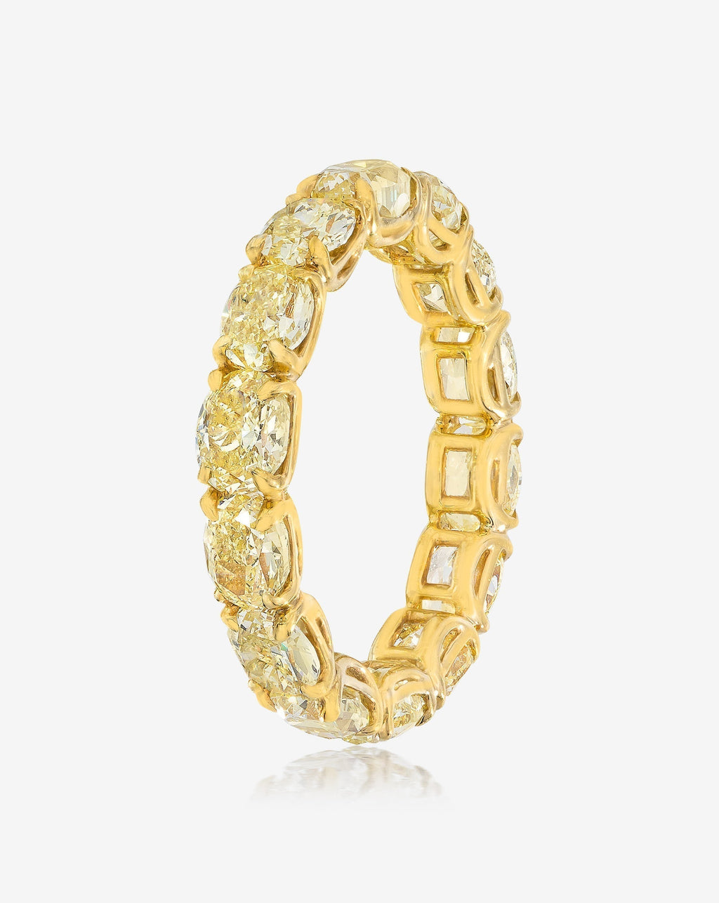 Yellow Diamond Eternity Band