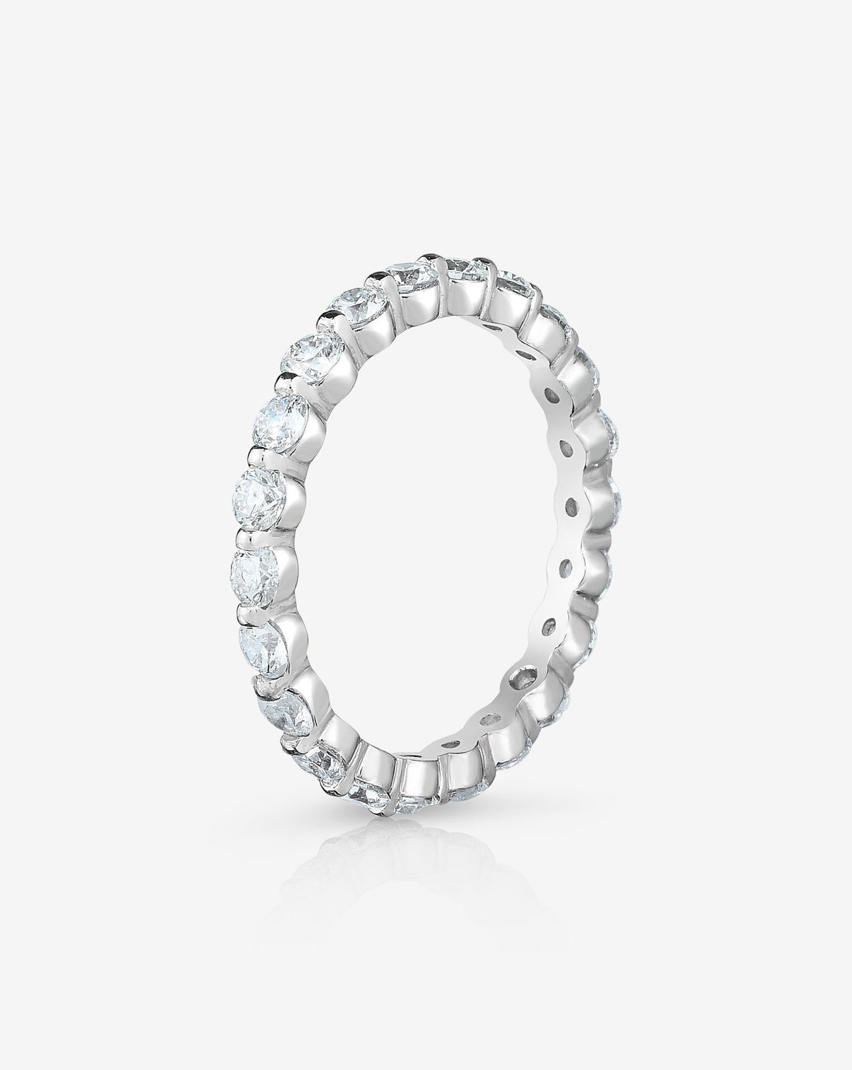 Single Prong Lab Diamond Band