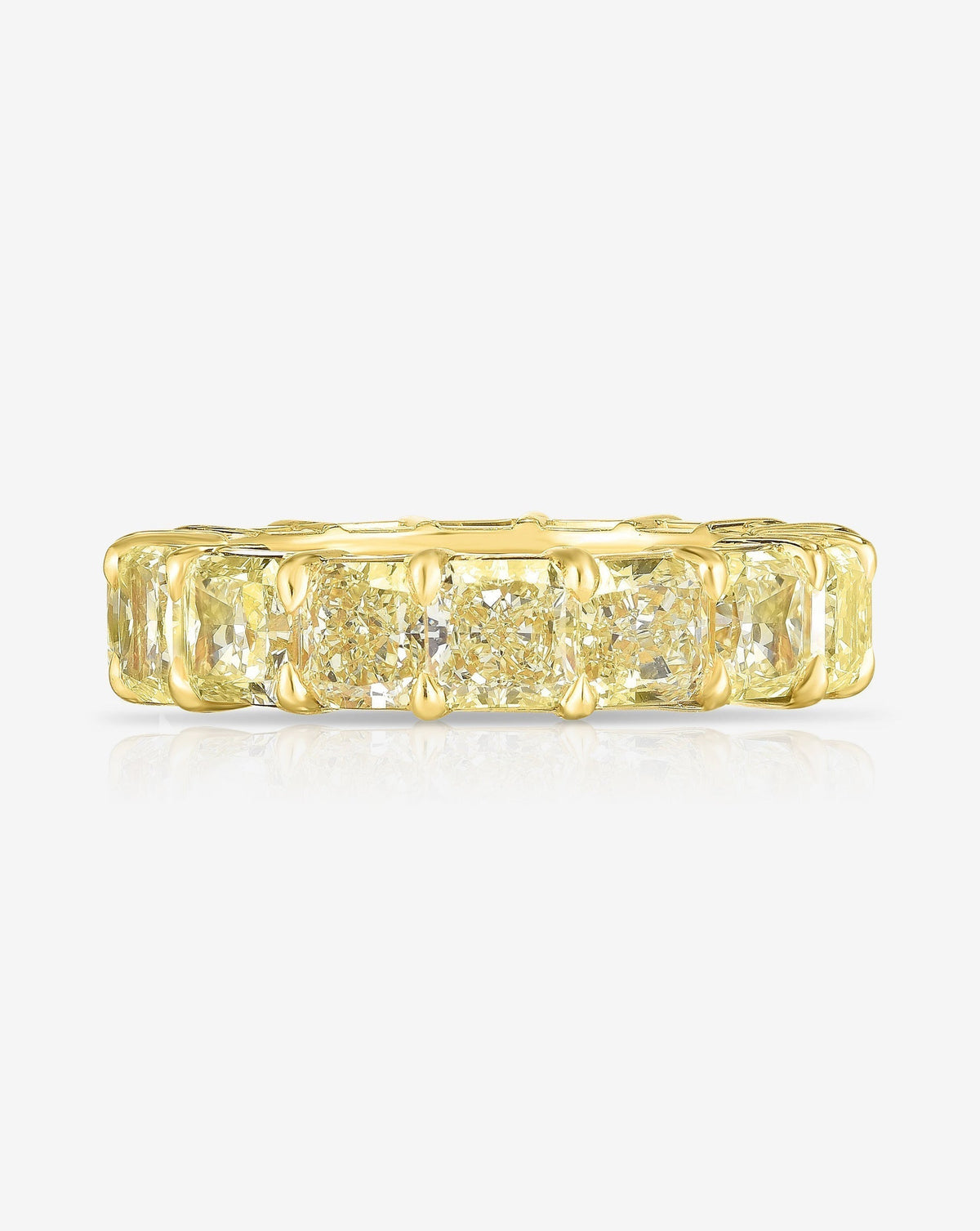 Yellow Diamond Eternity Band