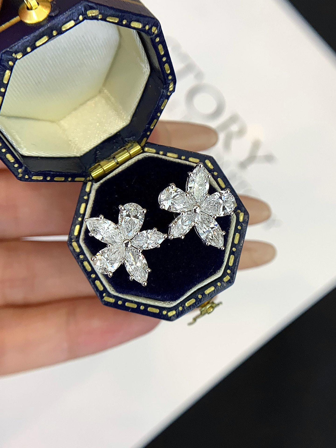 Effortlessly Unforgettable Heart Studs