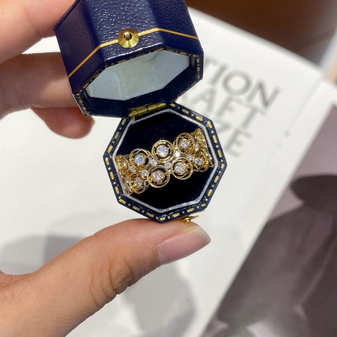 Forever in Focus Vintage Diamond Cluster Ring