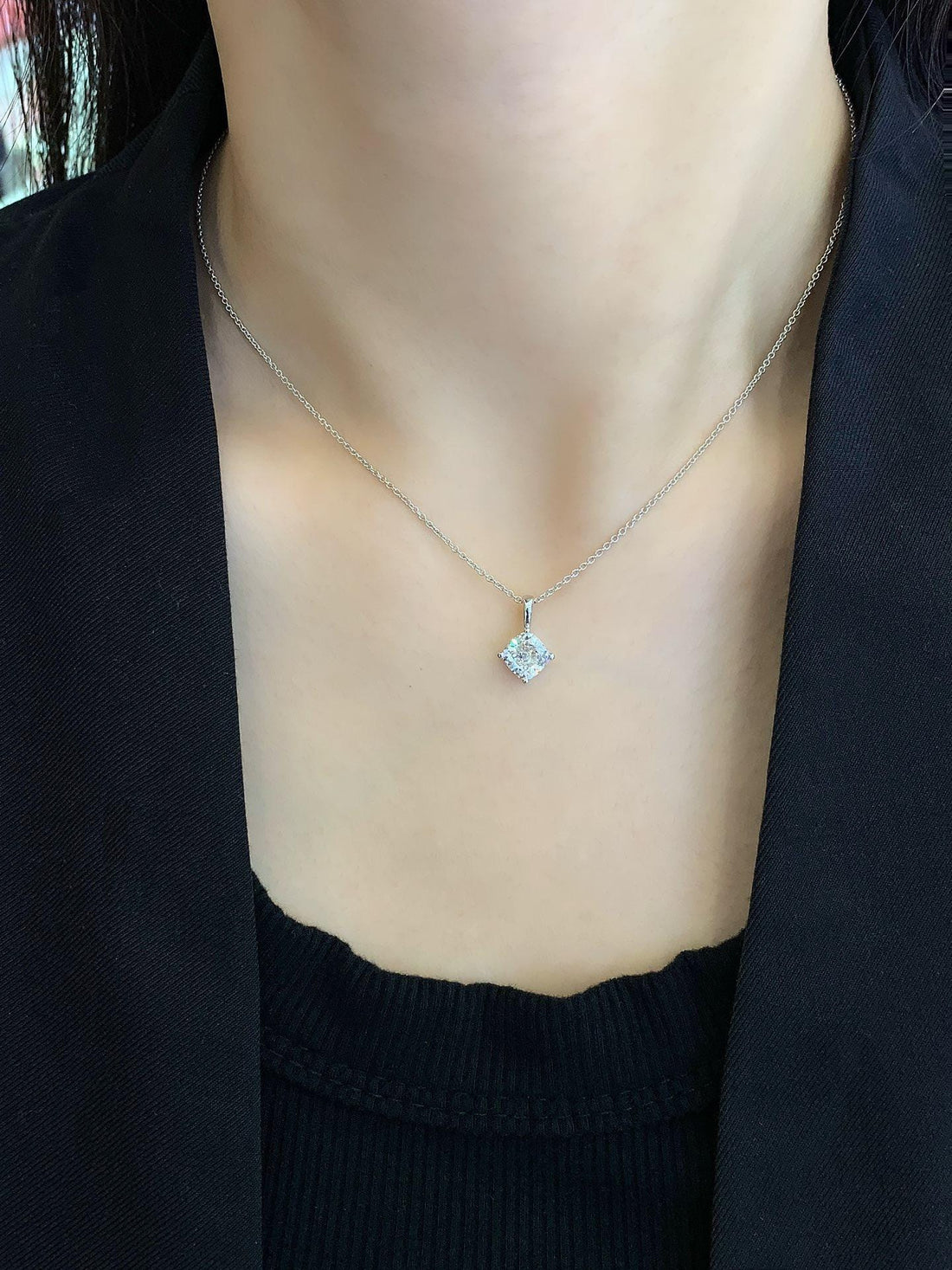 Grace in Every Glance CVD Diamond Pendant
