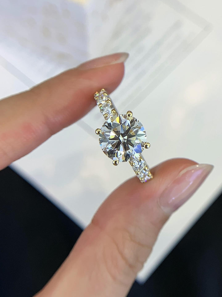 Pure Brilliance Round Engagement Ring