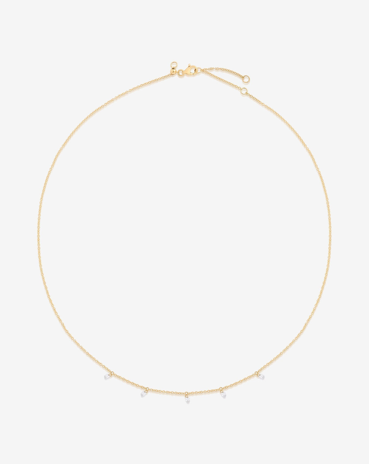 Floating Diamond Necklace